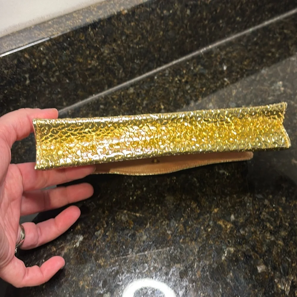 Gold Clutch Bag